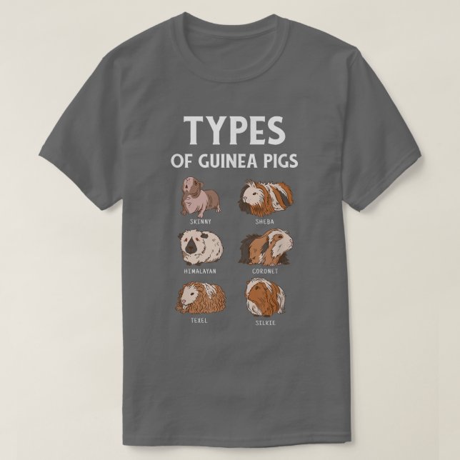 Cute Guinea Pig  T-Shirt (Design Front)