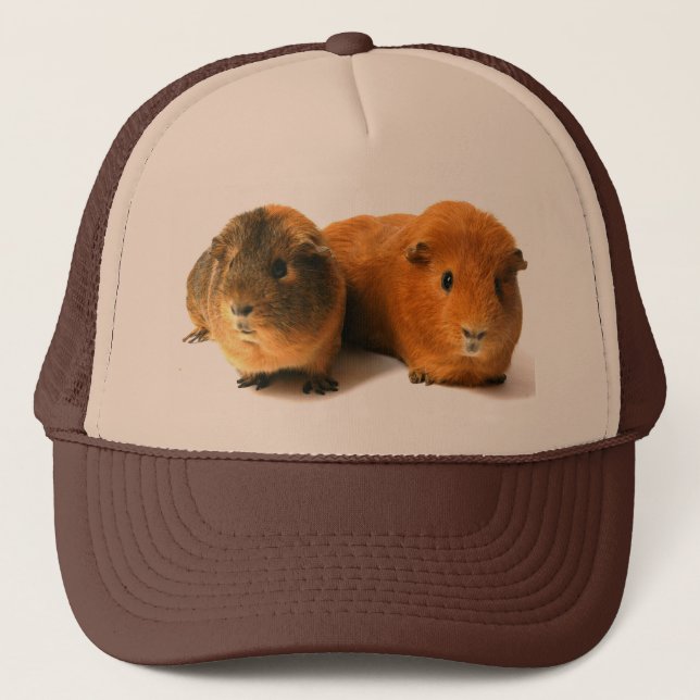 cute guinea pig trucker hat (Front)