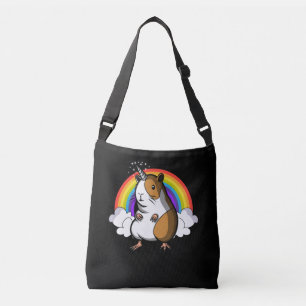 Cute Guinea Pig Unicorn Cavy Pet Crossbody Bag