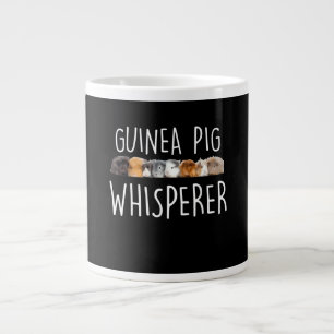 Cute Guinea Pig Whisperer Animal Lover Gift Giant Coffee Mug