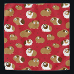 Cute Guinea Pigs Bandana<br><div class="desc">Cute guinea pigs.</div>