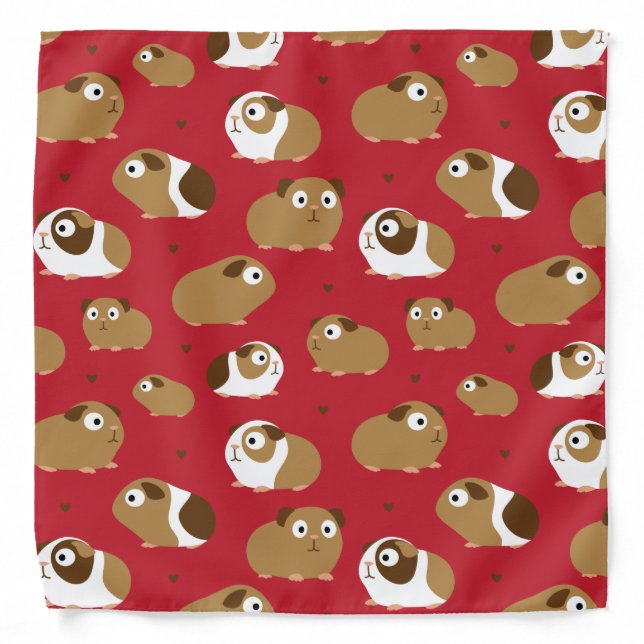 Cute Guinea Pigs Bandana (Front)