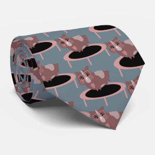 Cute Guinea Pigs Exercising Neck Tie