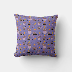Cute Guinea Pigs Exercising Throw Pillow