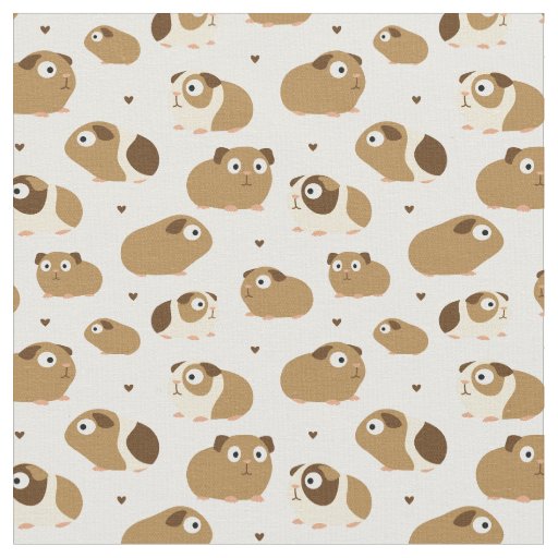 Cute Guinea Pigs Fabric
