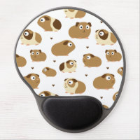 Cute Guinea Pigs Gel Mouse Pad