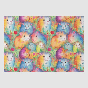 Cute guinea pigs pattern tissue paper