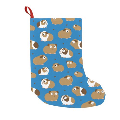 Cute Guinea Pigs Small Christmas Stocking