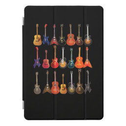 Cute Guitar Rock And Roll Musical Instruments Gift iPad Pro Cover