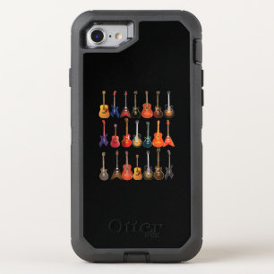 Cute Guitar Rock And Roll Musical Instruments Gift OtterBox Defender iPhone SE/8/7 Case