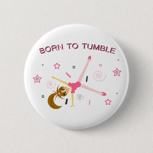 Cute Gymnastic Button