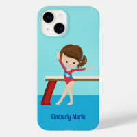 Cute Gymnastics Girl Personalized Gymnast Kids