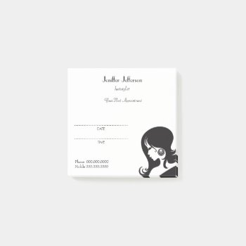 Cute Hairdresser Appointment Post-it® Notes by aquachild at Zazzle