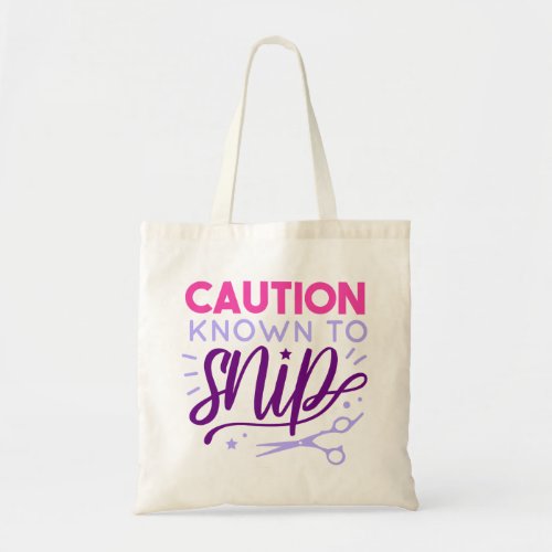 Cute Hairdresser Gift Cosmetologist Hairstylist Tote Bag