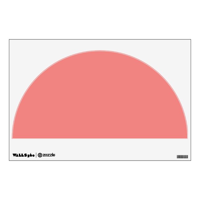 cute half circle wall decal (Front)