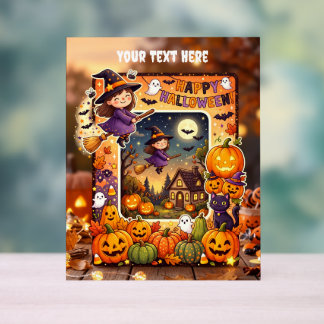 Cute Halloween Acrylic Sign #1