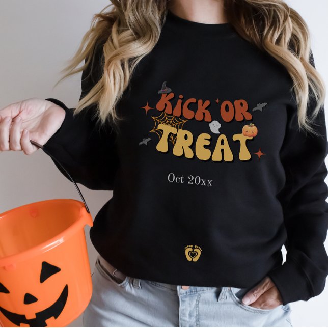Cute Halloween Baby Announcement Pregnancy Year  Sweatshirt (Creator Uploaded)