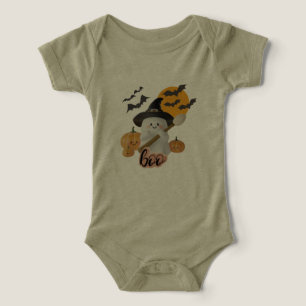 Cute Halloween Baby Costume -BooGhost and Pumpkin Infant T-shirt