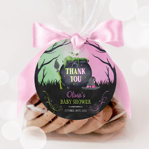 Cute Halloween Baby Shower Favor Tags