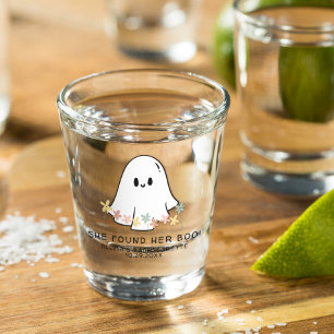 Cute Halloween Bachelorette She Found Her Boo Shot Glass