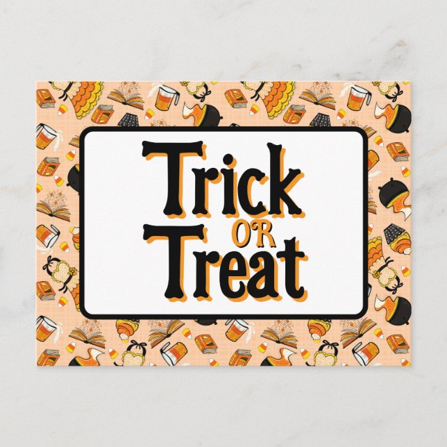 Cute Halloween Baking themed card (Front)