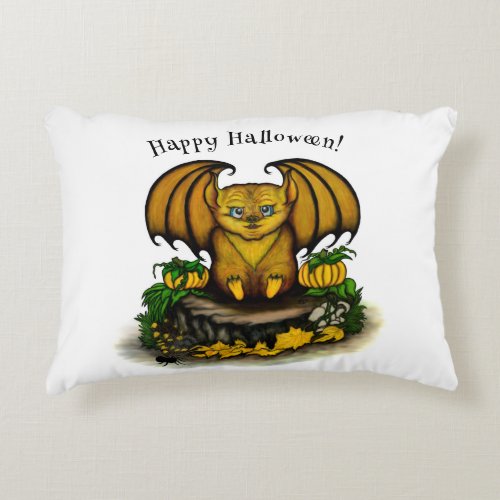  Cute Halloween Bat Accent Pillow