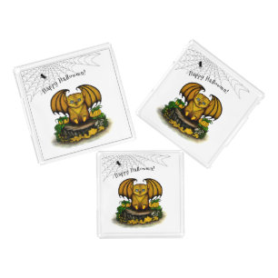 Cute Halloween Bat Acrylic Tray