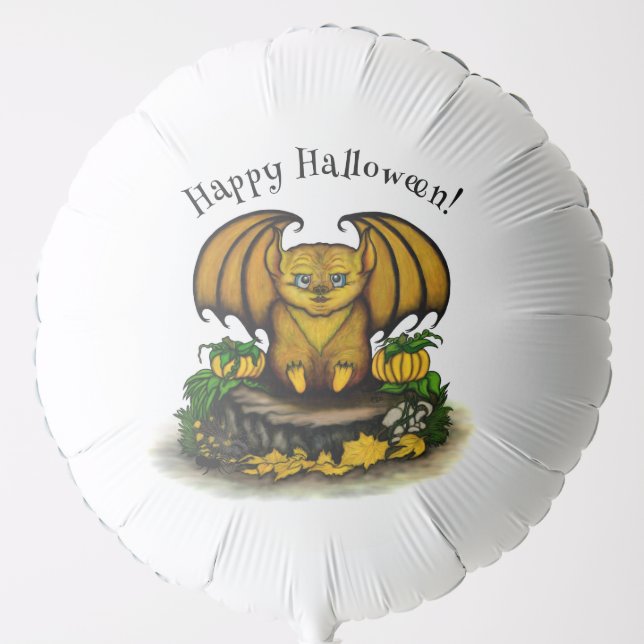  Cute Halloween Bat Balloon (Front)