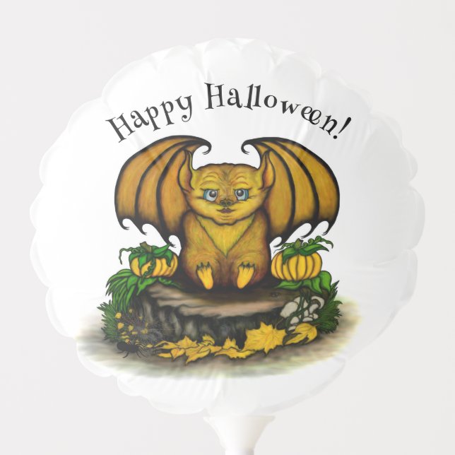  Cute Halloween Bat Balloon (Front)