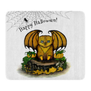 Cute Halloween Bat Cutting Board