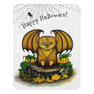 Cute Halloween Bat Door Sign