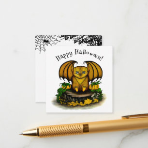 Cute Halloween Bat Enclosure Card