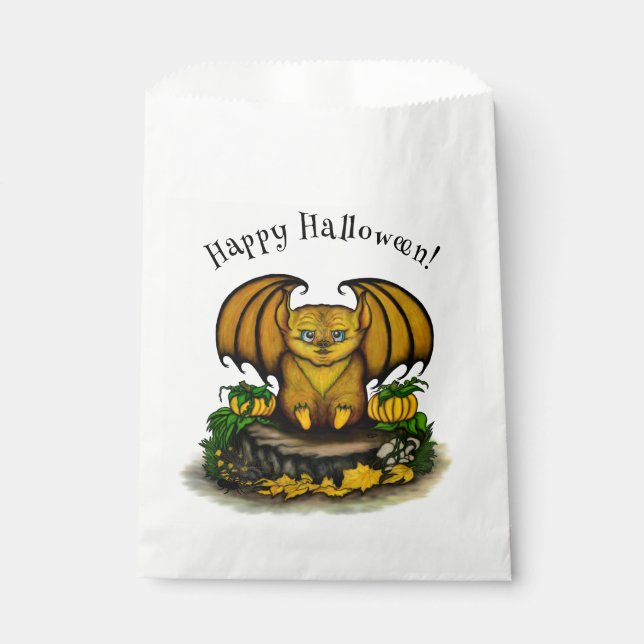  Cute Halloween Bat Favor Bag (Front)