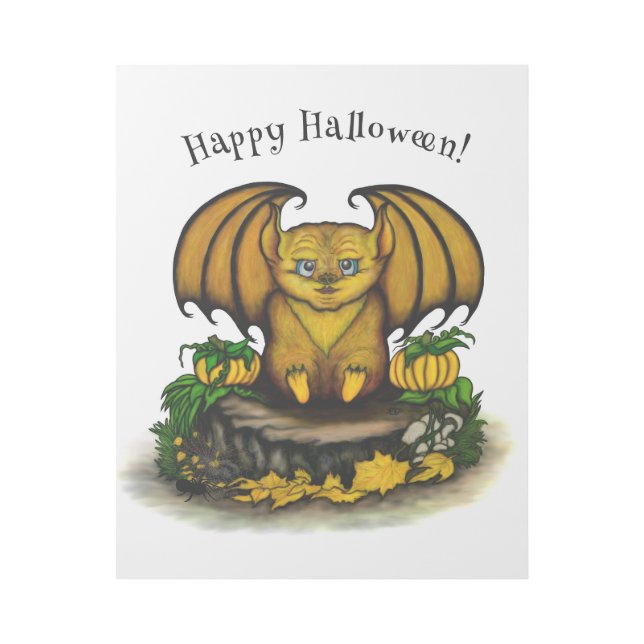  Cute Halloween Bat Gallery Wrap (Front)