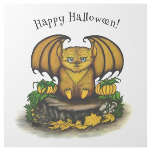  Cute Halloween Bat Gallery Wrap