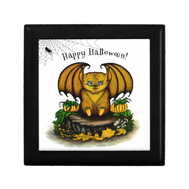  Cute Halloween Bat Gift Box (Front)