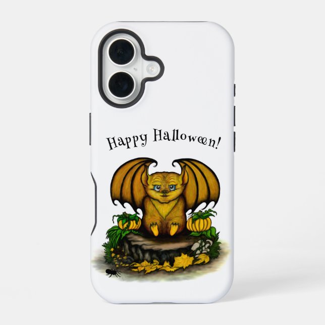  Cute Halloween Bat iPhone Case (Back)