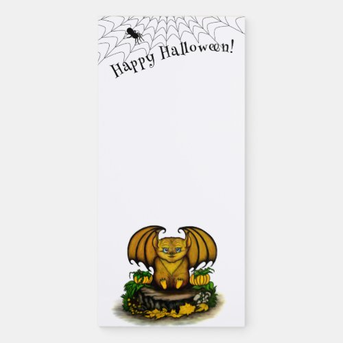 Cute Halloween Bat Magnetic Notepad