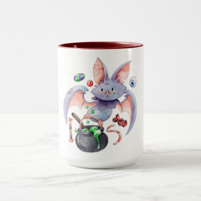 Cute Halloween Bat Mug (Center)