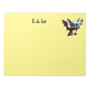 Cute Halloween Bat Notepad