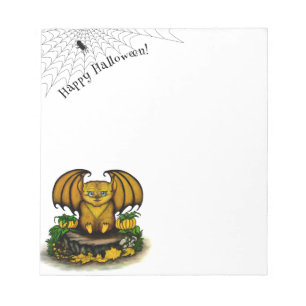 Cute Halloween Bat Notepad