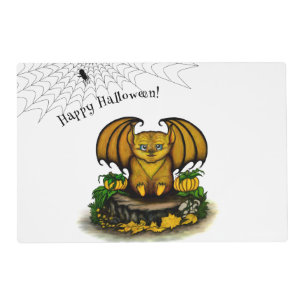 Cute Halloween Bat Placemat
