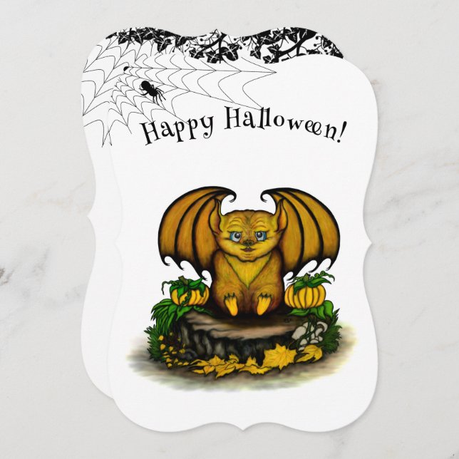  Cute Halloween Bat Program (Front/Back)