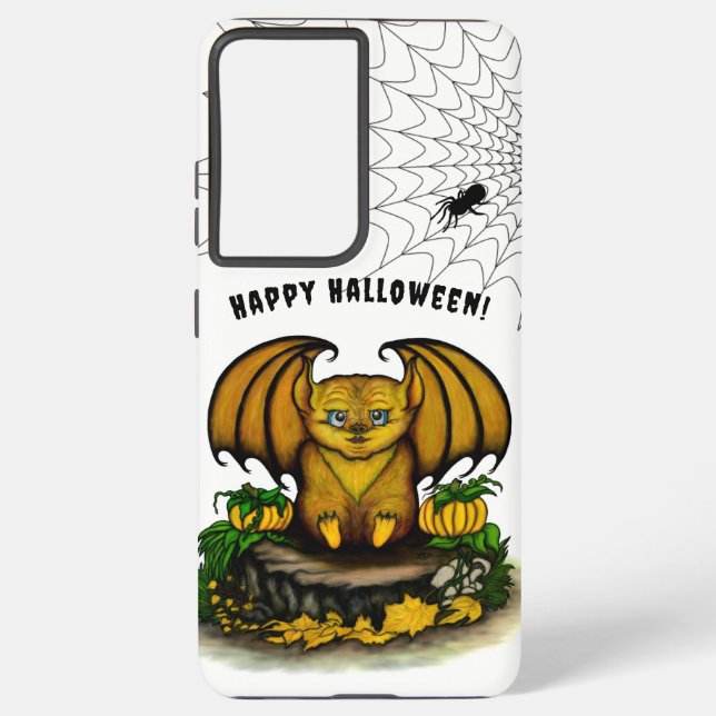 Cute Halloween Bat Samsung Galaxy Case (Back)