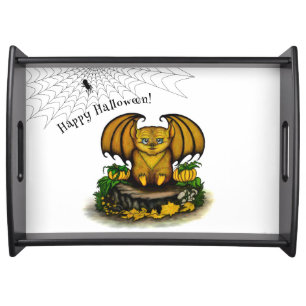 Cute Halloween Bat Serving Tray