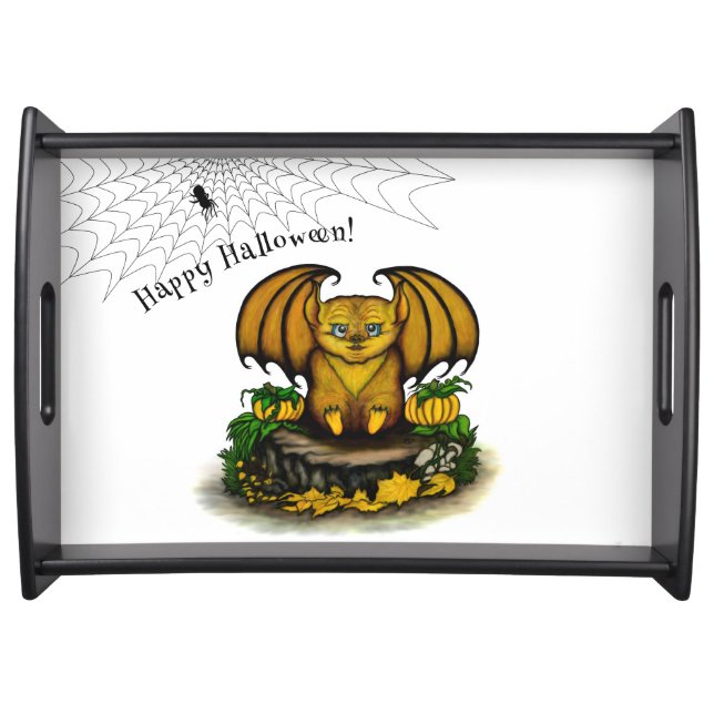 Cute Halloween Bat Serving Tray (Front)