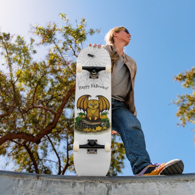  Cute Halloween Bat Skateboard (Outdoor 1)
