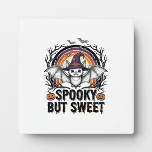 Cute Halloween Bat Vintage Engraving Spooky Shirt Plaque