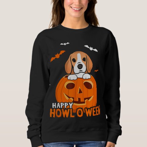 Cute Halloween Beagle Dog Pumpkin Costumes Thanksg Sweatshirt