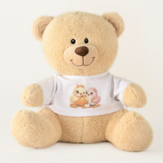 Cute Halloween Bird Friends Plush Teddy Bear